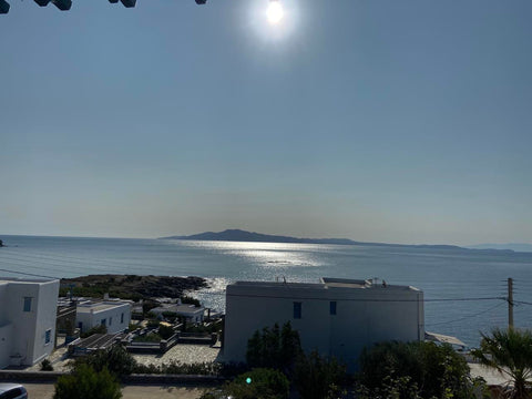 An independent appartment on the third floor of a house, located 100 meters from Athens, Greece Great Aegean View Appartment in Agios Sostis Tinos Entire rental unit vacation rental 25572879