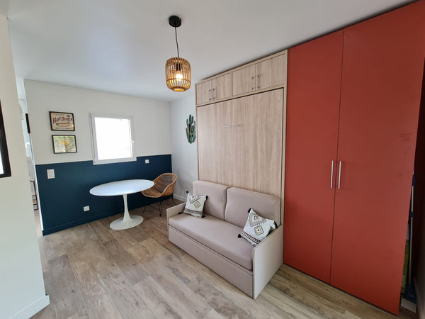 Très beau studio neuf et tout confort, situé au rez-de-chaussée d'une maison à T Talence, France STUDIO NEUF TALENCE 20 mn de Bordeaux Centre Entire rental unit vacation rental 50824689