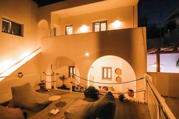 A traditional house formed ideally for couples, families or group of friends. Co Thera, Greece Elkaza two bedroom villa with outdoor Hot-tub Cycladic home vacation rental 32910335