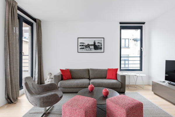 Réveillez-vous dans le cadre moderne et élégant de ce bel appartement, situé dan Waterloo, Belgium Bel appartement moderne à Bruxelles - Apt cinq Entire rental unit vacation rental 20614851