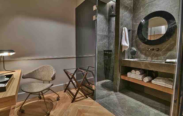 The Perla Suite inspires finesse through its intertemporal wooden features and t Athens, Greece Perla Luxury Suite Athens City Center Patio View Private room in bed and breakfast vacation rental 52063494
