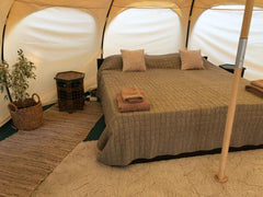 Lotus Belle Yurt "Sun" is a part of Vinsan Wellness Centre, an eco-village locat  Glamping in rural Rhodes, Lotus Belle Yurt "Sun" Yurt vacation rental 50389516