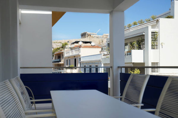 Spacious (167 sq mts) stylish 2nd floor modern apartment in architect-and-artist Athens, Greece White Marble residence with Parthenon views Entire rental unit vacation rental 33179520