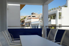 Spacious (167 sq mts) stylish 2nd floor modern apartment in architect-and-artist Athens, Greece White Marble residence with Parthenon views Entire rental unit vacation rental 33179520