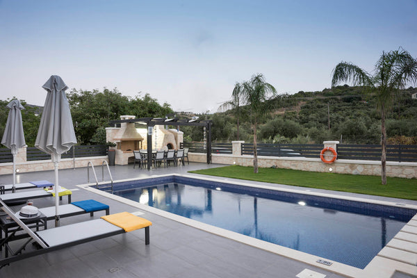 A modern designed villa, set in the seaside village of Almyrida in the Apokorona Chania, Greece Luxury villa with private pool, 300 m. to the sea Entire villa vacation rental 23307100