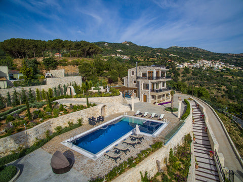 Bella Mare is uniquely designed to sleep ten people comfortably in its spacious  Athens, Greece Villa Bella Mare Entire villa vacation rental 614953924559279878