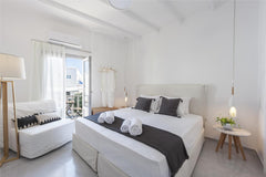 If you want to be in the centre of the Naoussa scene, this modern minimal studio  Naousa Studio with Balcony and  Kichenette Entire rental unit vacation rental 43128162