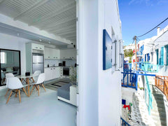 Wake up to gorgeous views of Mykonostown at an elegant sanctuary. <br />Make a c Mikonos, Greece Silvernoses Penthouse, Mykonostown, Matogianni Cycladic home vacation rental 34927818