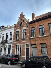 The house was built in 1886 and is full of character!<br /><br />Old floors, red Antwerp, Belgium 19th century house with garden Entire townhouse vacation rental 622154848228435897