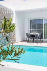 Luxe apartments in a quiet area overlooking olivetrees , close to the beach and   Panthea suites-Luxe apartment with a private pool. Entire rental unit vacation rental 50407927