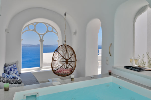 This spacious private villa is located at the beautiful village of Oia with stun Oia, Greece Namaste suites in Oia Entire villa vacation rental 20173125