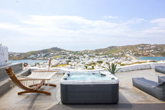 Nestled on a quiet spot above Ornos Bay in Mykonos with a breathtaking sea & sun Greece Luxury Mini Suite near Ornos Beach - Adults Only Entire rental unit vacation rental 17760352