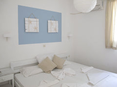 At 700 meters from the port and 100 meters from the beautiful beach of Livadia,  Paros, Greece Angelina Studios studios with private patio Entire rental unit vacation rental 13702882