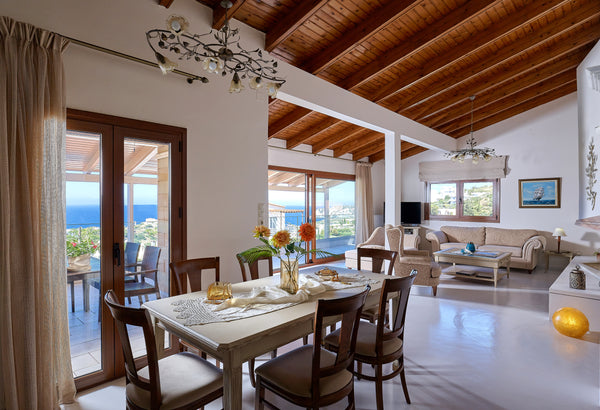 The villa , the largest accommodation of the complex, addresses families or grou Heraklion, Greece Spacious villa with shared pool and amazing view Entire villa vacation rental 6236425
