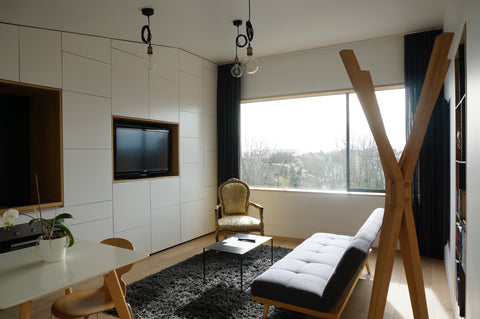 Beau T2 avec vue plein sud sur le plus grand coeur d'îlot privatif de Bordeaux.< Bordeaux, France Beau T2 calme lumineux centre de Bordeaux Entire loft vacation rental 17426677