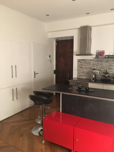 T2 de 41m2 avec terrasse avec cachet : parquet chevron, douche à l'italienne, sa Lyon, France T2 Hyper-centre calme avec terrasse ! Entire rental unit vacation rental 29879515