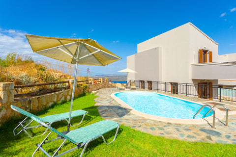 <p><b>Overview</b> <br>Villa Stratos is located in Megala Chorafia, Crete. This  England, United Kingdom Villa Stratos: Large Private Pool, Sea Views, A/C, WiFi, Eco-Friendly Entire villa vacation rental 11310220