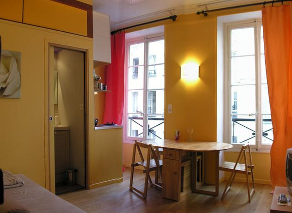 Centrally located in the heart of the city, this tiny studio ( 18 m2 / 196 sqft  Paris, France Lovely Studio in the heart of Paris Entire rental unit vacation rental 19562981