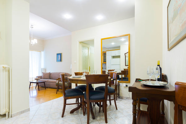 Welcome to one great place, ideal for a short visit in the city, or a longer per Athens, Greece Classy 2 bedroom apartment near Acropolis & Metro Entire rental unit vacation rental 24383428