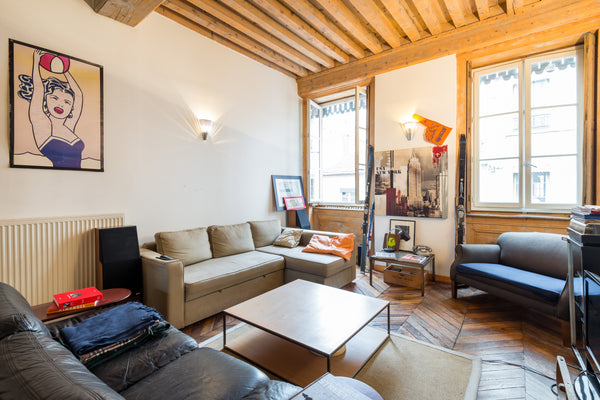 Appartement de charme dans ancien hôtel particulier, situé en plein cœur de la P Lyon, France Appartement T3 LYON BELLECOUR Entire rental unit vacation rental 8550365