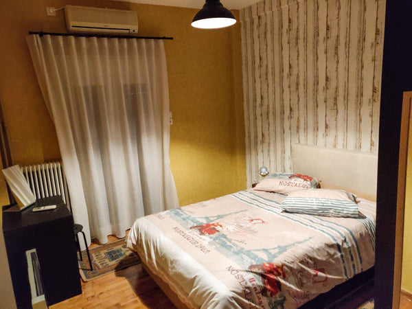 A full renovated top floor apartment of 58m2 and 50mbps free Wi-Fi offers to a g Nikaia, Greece Sunny elegant apt,near metro station Entire rental unit vacation rental 30768647