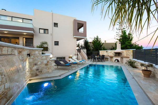 Peris Villa 2 welcomes you to Chania, Crete. Located in the Daratso hill, well d  Peris 2 Luxury Villa In Chania, Private Pool, 1km From The Beach Entire villa vacation rental 41758708