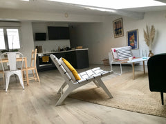 Appartement meublé de 78m2 très calme, au dernier étage d’un bâtiment situé rue   Superbe appartement lumineux 78m2 Bordeaux centre Entire rental unit vacation rental 46744785