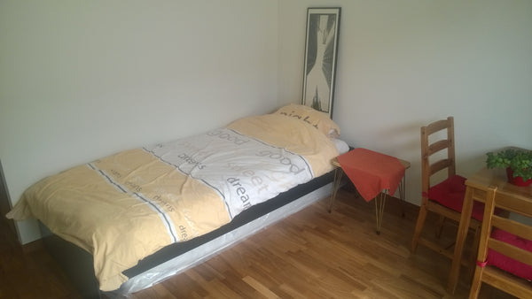 Spacious and bright private room in a quiet street, just off place Chasseurs Ard Belgium Private room in modern flat, balcony, 15 min of EU Private room in rental unit vacation rental 43408786