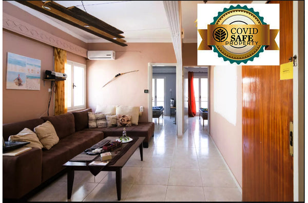 The flat is located at a hub close to the city of Heraklion. The space includes  Greece Modern private flat near the city and airport Entire rental unit vacation rental 42079486