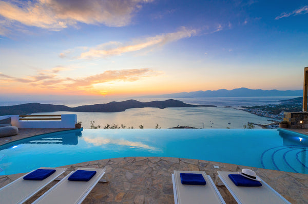 Villa Orea is a one of a kind cycladic style luxury villa perched in the heights  Luxury Villa Orea, Elounda (owner's listing) Cycladic home vacation rental 44654769