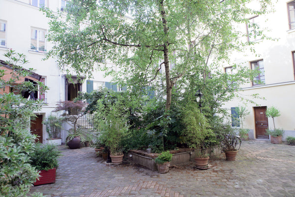 Hello, I rent my quiet and beautiful studio with a view on a green courtyard, lo Paris, France Charming studio to rent next to the Rue Mouffetard Entire condo vacation rental 19131693