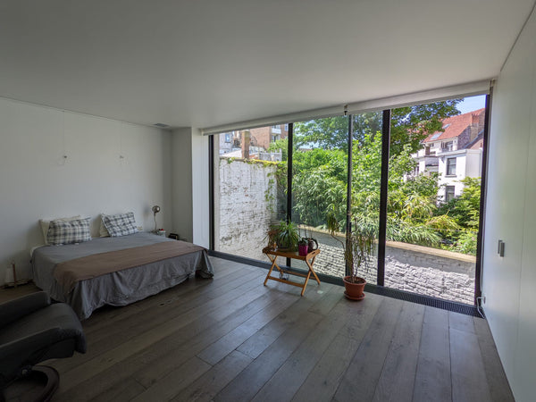 Bright and big room for rent in a beautiful contemporary flat in the heart of ix Brussels, Belgium Large and bright room with private bathroom Private room in rental unit vacation rental 649891962543745535
