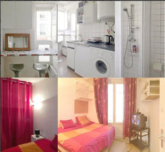 Chambre lumineuse au 1er etage d une petite residence dans un quartier calme a 5 Paris, France Chambre 1er étage a côté du parc Buttes Chaumont Private room in rental unit vacation rental 20329666