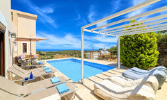 Our villa set on a prime hill estate overlooking the Cretan Sea and the sandy be London, United Kingdom Cretan Sunny Villa Heated Pool Entire villa vacation rental 43575833