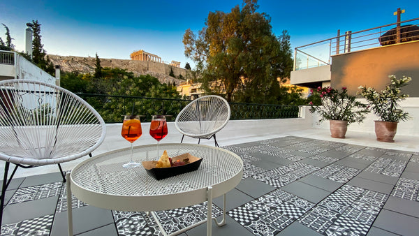 Breathtaking views of Acropolis from our recently renovated house (2020). Just a Athens, Greece ACROPOLIS slow living apt under the Parthenon Entire rental unit vacation rental 43795474