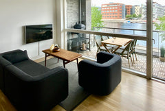 Luxury for two! Wonderful views of the harbor and the maritime environment. Two  Copenhagen, Denmark Flot havneudsigt, altaner, gratis parkering Entire condo vacation rental 50970116
