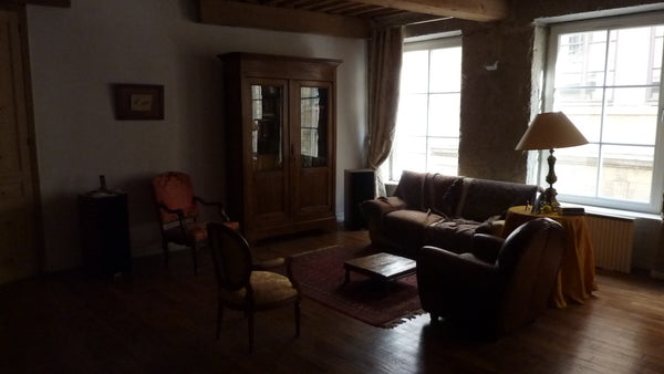 L'appartement est chaleureux et confortable, avec ses poutres, ses pierres appar  Appartement de 105 m2 aux Terreaux Entire rental unit vacation rental 9341486