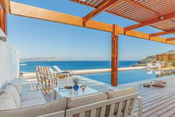 Situated a 10 minute drive from Lindos, with a stunning location immediately abo Maidstone, United Kingdom Villa with impressive views of Vlicha Bay Entire villa vacation rental 53195912