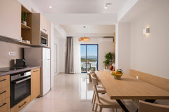 This studio is part of an apartment hotel, Esplanade Apartments. The story of th Chania, Greece Modern 3BR 10 min walk from beach + Seaview & Pool Room in aparthotel vacation rental 6615073