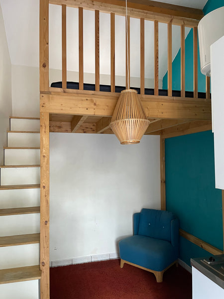 Nous louons une chambre  studio  qui donne sur notre cours intérieure. Avec son  Lyon, France Chambre entrée indépendante Studette proche centre Private room in guest suite vacation rental 52711116