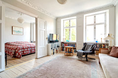 Our 94 m2 flat build in 1857 with three rooms, kitchen and bathroom lies directl Copenhagen, Denmark Large flat in the very heart of Copenhagen Entire rental unit vacation rental 17005475