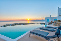 This luxury villa occupies the highest position of the “ Mermaid Luxury Villas i Mikonos, Greece AMAZING SEA VIEW LUXURY VILLA AQUATA Private Pool Cycladic home vacation rental 13764618