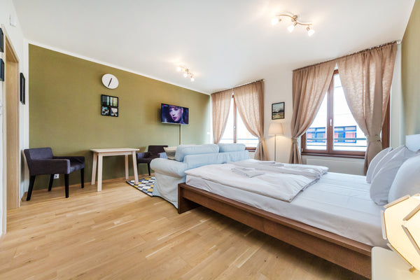 Brand new apartment in the newly renovated building. <br /><br />Fully equipped  Prague, Czechia NEW apartment!!! - ideal for long term Entire rental unit vacation rental 26047211