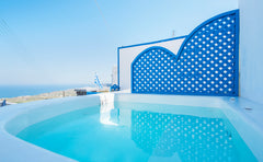 Santorini traditional residence fully renovated in 2017. The residence is 34 squ Greece Kalo villa, Jacuzzi, Direct sea view Entire home vacation rental 18195987