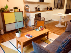 Nice and cosy 2 rooms flat with one double bed, one convertible couch and one ba Paris, France Flat next to Canal St Martin, République, Marais. Entire rental unit vacation rental 29718060