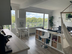 Unwind at this stunning flat in front of a castle with a forest. <br />The flat  Mulfingen, Germany Forest and heaven in Brussels with all you need Entire condo vacation rental 51515339