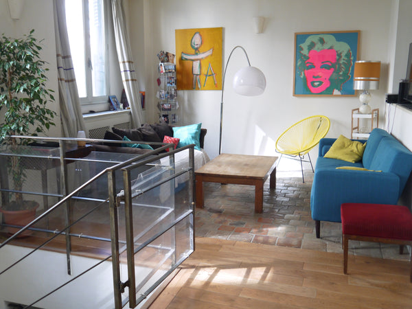 Magnifique appartement, avec entrée privative sur cour. Atypique avec ses tomett Paris, France Appart familial comme une maison Entire loft vacation rental 10774958