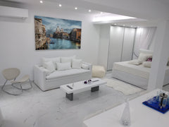This apt is a real suite but also includes a full hi tech kitchen Except the bed Greece Despina's Lux apt Downtown Entire rental unit vacation rental 41149302