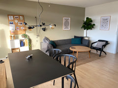 Welcome to our apartment close to the metro (10 min to the airport/7 min to Kong Amagerbro, Denmark Big ☀️ balcony, minimalistic interior 🧘🏼‍♀️, Netto ⬇️ Entire rental unit vacation rental 47092022