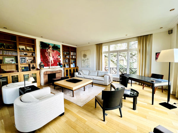 Appartement de 230m2 donnant sur le Bois de Boulogne. Grand salon, salle à mange Paris, France Luxury apartment  Park view  230sqm/2500sqft Entire rental unit vacation rental 3333333